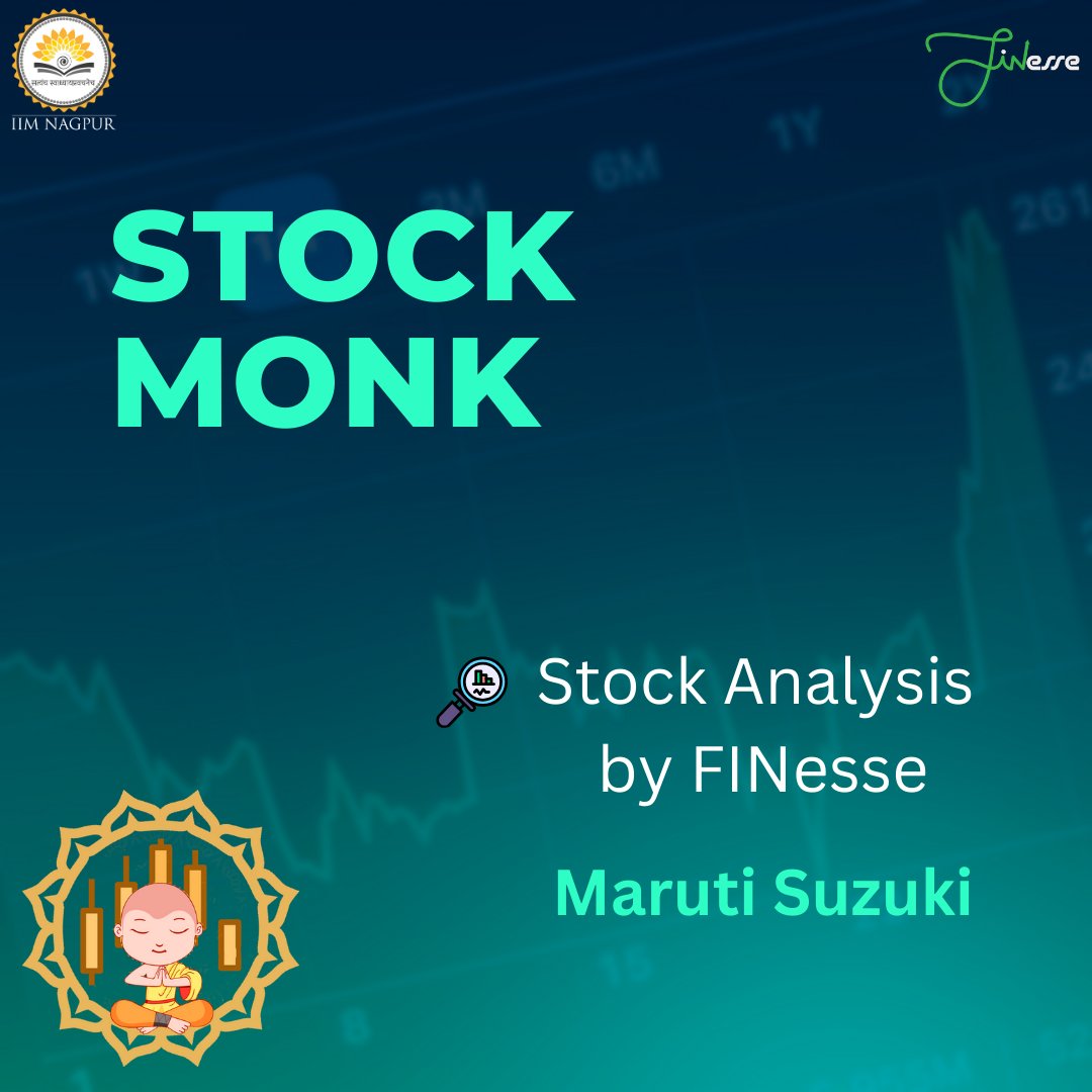 FINesse_IIMN's tweet photo. The Monk is back again this week with an in depth analysis of Maruti Suzuki. 🎉

Check on the various indicators mentioned and comment on  whether you think the stock price will follow the indicator or will we have other fluctuations.

Happy Reading
#iim #iimnagpur #mba #iimmba https://t.co/gLdZhiYiSq