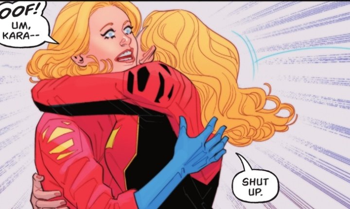 Aparentemente todo o desenvolvimento de meses da relação da Supergirl com a Power Girl não deu em nada.

Eu não gostei do que eu vi nessas primeiras páginas só me fez acreditar que a Kara e falsa e invejosa e gostava mais da época que a Power Girl se sentia inferior a ela.