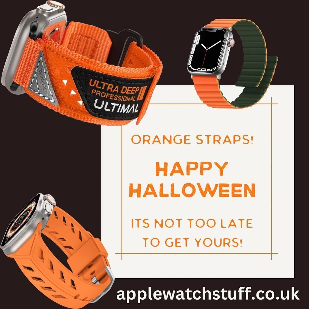 applewatchstuf's tweet photo. Perfect for Halloween. Not too late to get yours before the 31st. Check them out! 
—— 👉🛒 https://t.co/qRwnZpziel #applewatchuk #applewatchstraps #applewatchstuff #applewatchbands #applewatch #applewatchfan #applewatchlifestyle #teamapplewatch #apple… https://t.co/4kBubvt0H7 https://t.co/yruQ8pZ2n2
