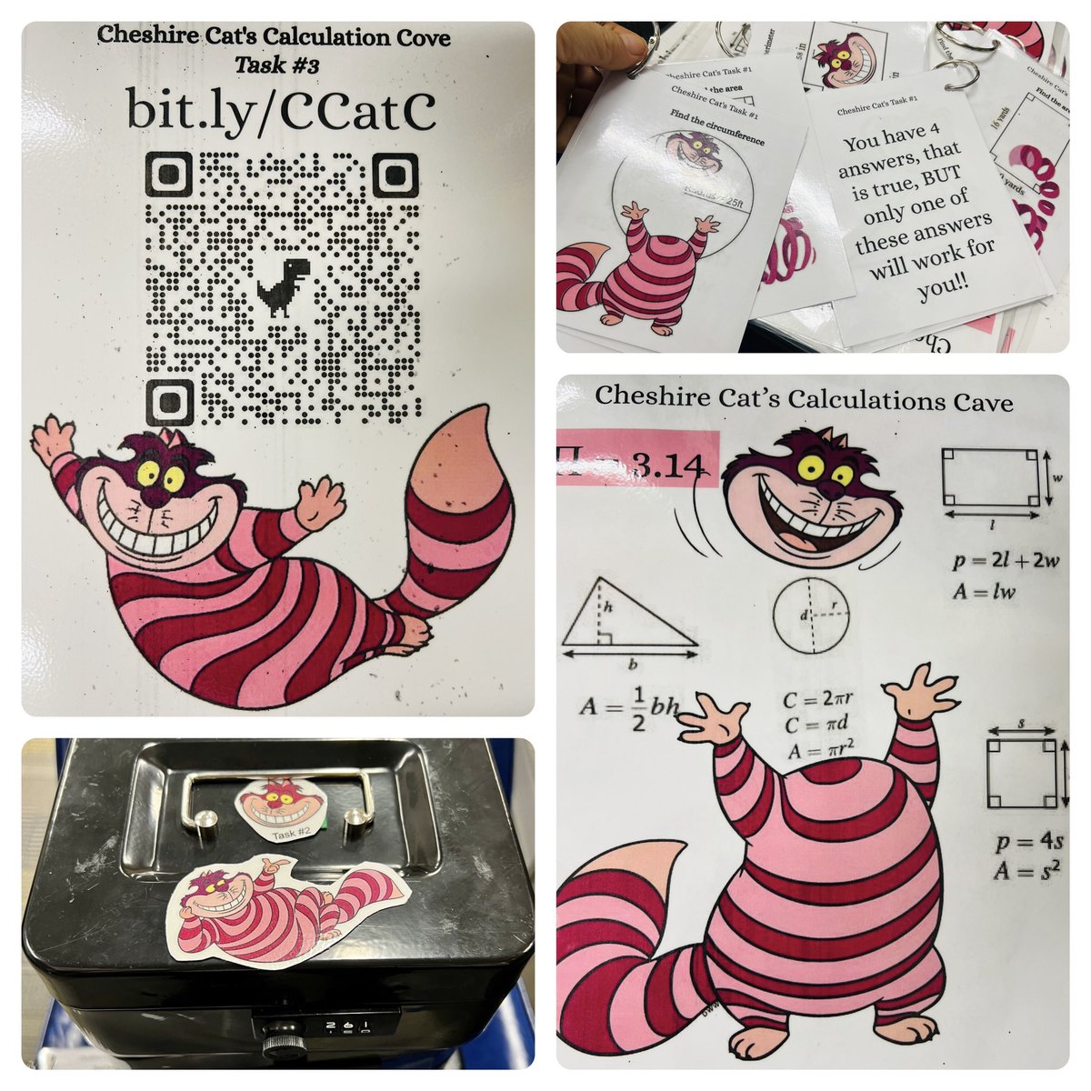 All set for Math 7’s Alice’s Adventures in Math on Monday!  I love helping a teacher’s vision become reality! <a href="/KGCSdivision1/">KGCS Division</a> <a href="/kgmsfoxes/">KGMS Foxes</a>