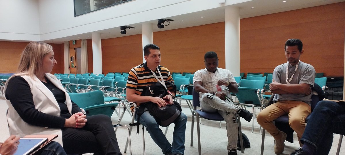 VDefensa's tweet image. Defensores acogidos en el Programa e integrantes de la Comunidad de Paz de San José de Apartadó se reunieron con diputados y diputadas de Les Corts Valencianas para trasladar la necesidad de iniciativas que protejan la vida y la permanencia en el territorio.
Gracias por el apoyo