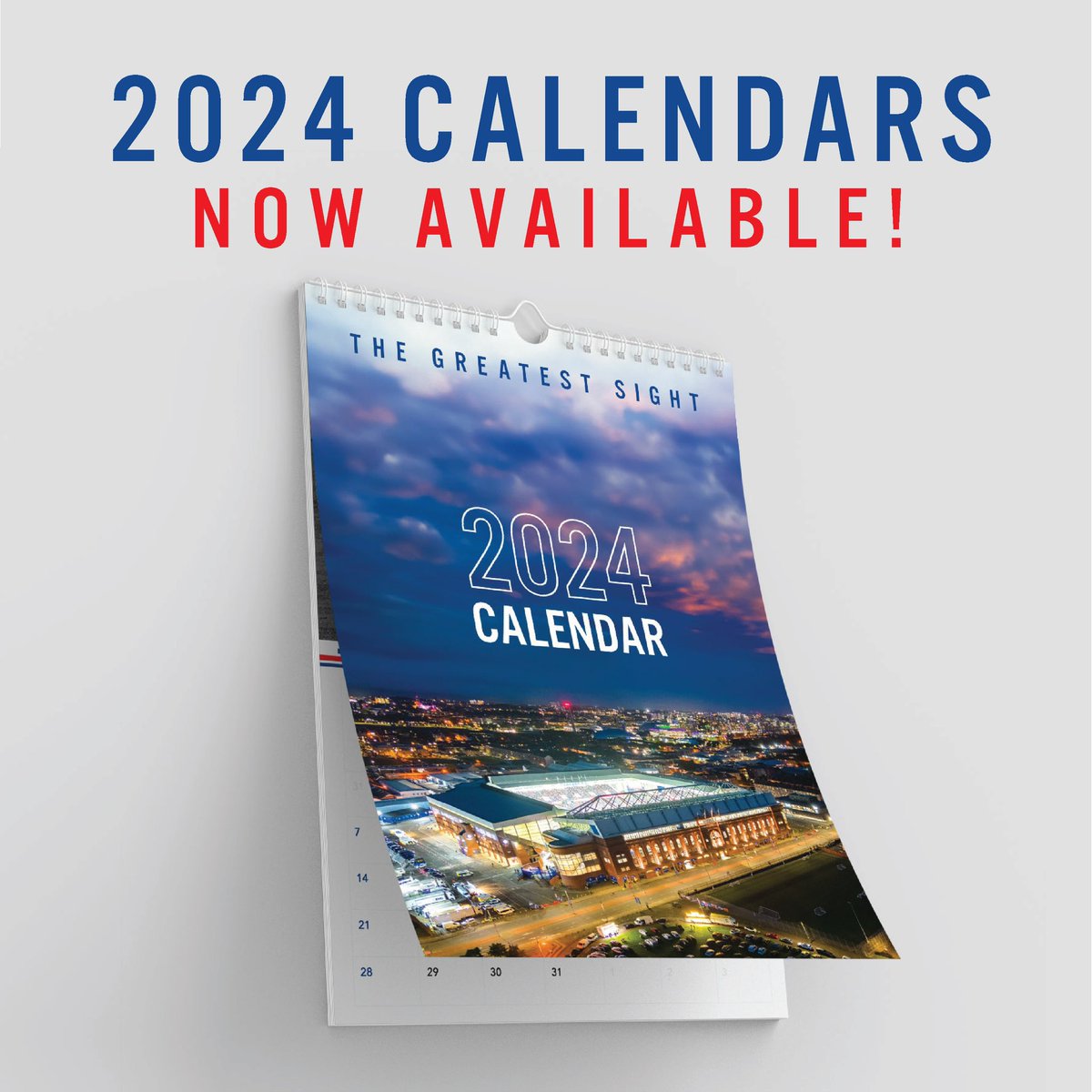 🇬🇧 2024 CALENDAR GIVEAWAY 📅 

If #RANGERSFC defeat Hearts on Sunday we’ll draw one lucky winner who’ll win this fantastic new calendar from blueroomart.co.uk 

To enter simply;
🔵 LIKE
⚪️ RETWEET
🔴 FOLLOW