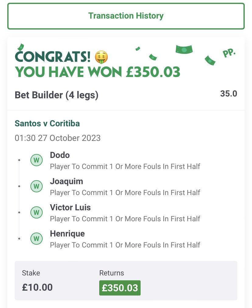 InplayIcon's tweet image. And some after booms from early morning Brazil - first half fouls seem to be all or nothing from what I’ve found so far