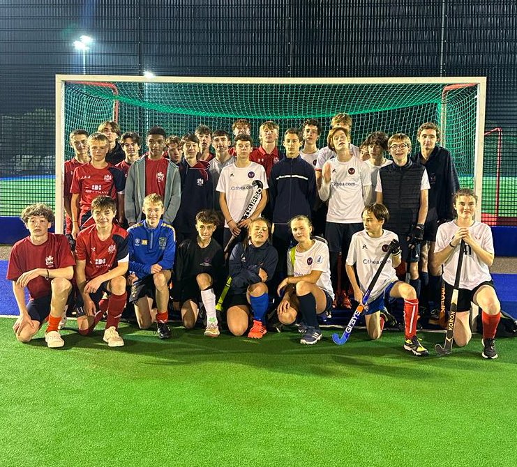 cchcyouth's tweet photo. Great to host Asnieres 🇫🇷again for a final set of fixtures on Wednesday ❤️

Lots of fun - mixed teams, shuffles, flicks, laughter, smiles… new friends were made, and a wonderful atmosphere in the clubhouse afterwards 🍕🎉

#friendship
#teamCCHC ❤️🤍❤️ https://t.co/8TTJNbt9KE