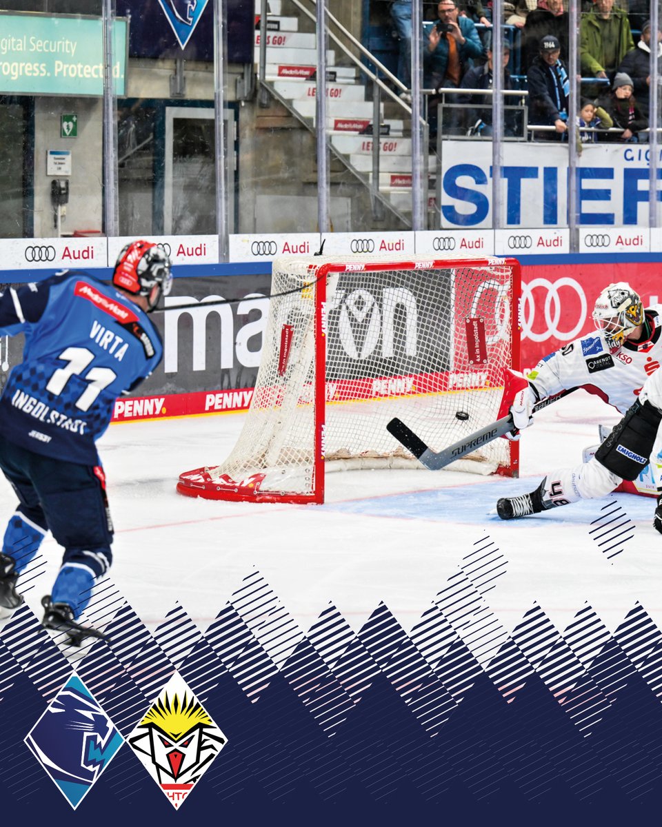 ERCIngolstadt's tweet photo. Die Panther drehen das Spiel!
Nach schöner Vorlage von Daniel Pietta bringt uns Patrick Virta in Führung - 2:1 nach 29 gespielten Minuten.

#INGBHV https://t.co/E5QyOMsLIQ