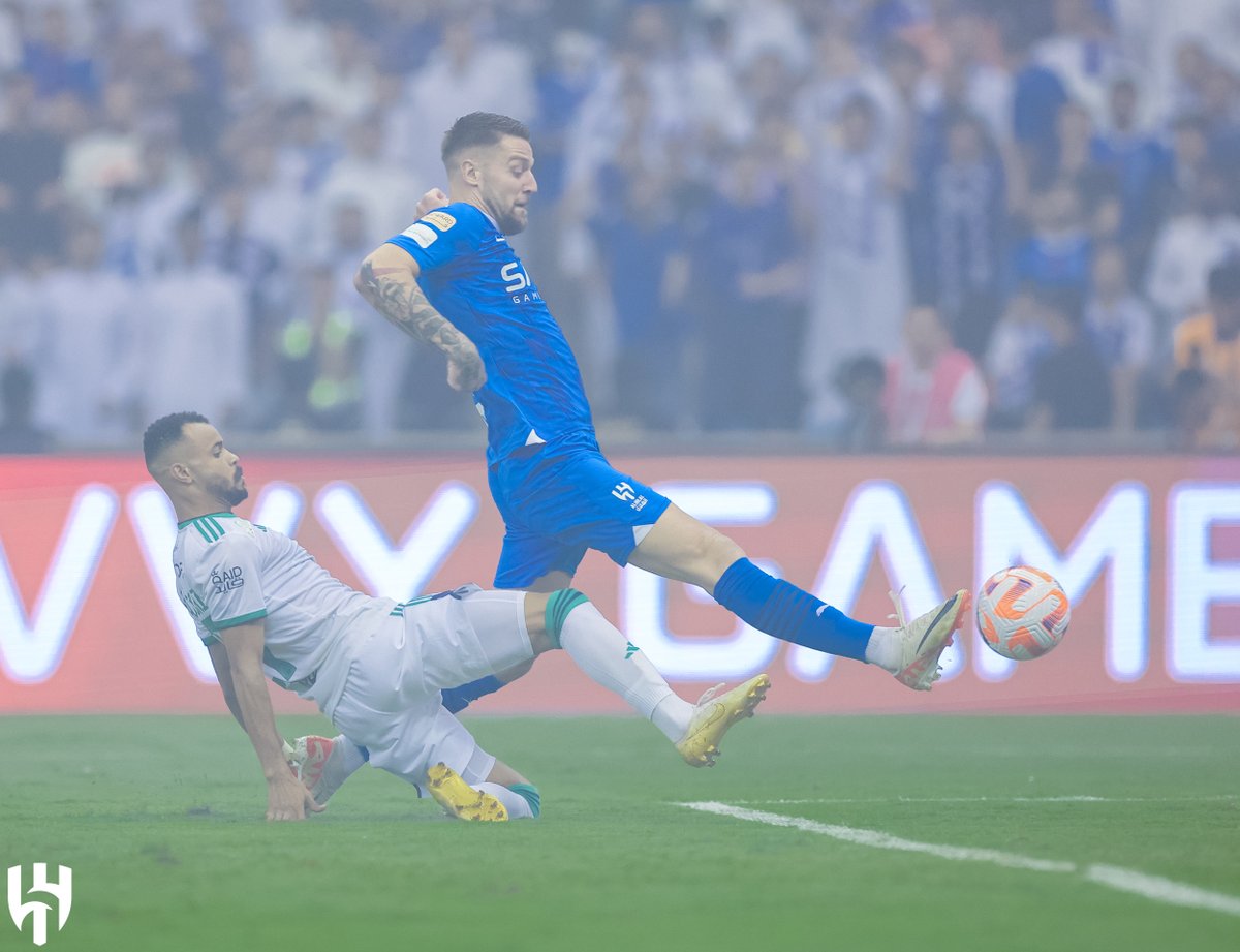 Alhilal_EN's tweet photo. Assist ✔️ 
Control ✔️
Finishing ✔️
Celebration ✔️
#AlHilal 💙 https://t.co/ipPuAKLU3w
