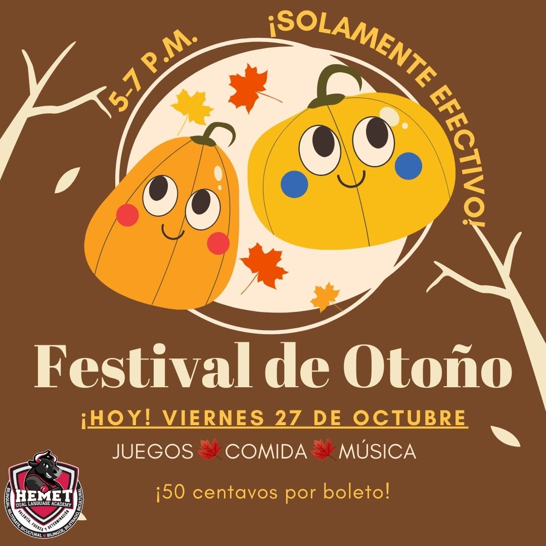 Don't miss out on HDLA'S Fall Festival TONIGHT! If it's anything like it was last year, you know it will be a GREAT time!
#HDLAtoros
#TheHUSDway