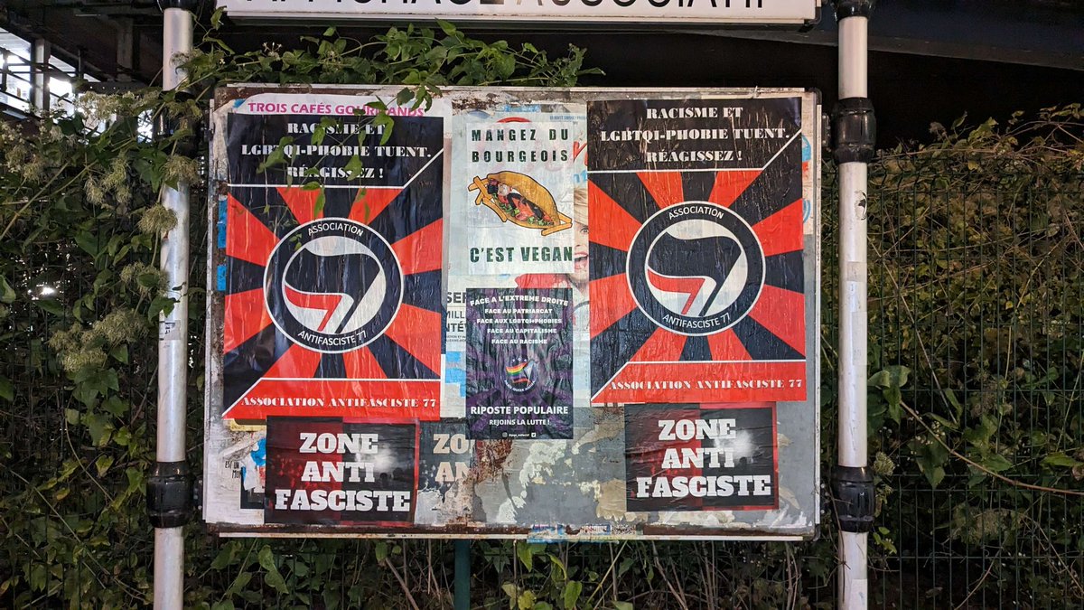 Asso_Antifa77's tweet photo. L'Afa 77 de sortie pour un collage à Lagny-sur-Marne Marne et Thorigny.
L'occasion de rappeler notre soutien à la palestine.
Contre le racisme et la lgbtqiphobie , réagissez !
#AFA77 #Palestine #Gaza
#LePQAexisteAskip https://t.co/p0yX8LXPFT