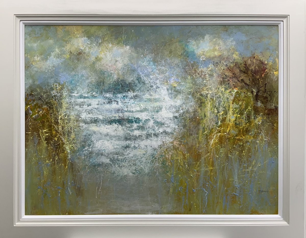 Storms, crashing waves and spray. Weather like this has always fascinated me and it has such strong parallels in the material nature of paint. #artfair #edinburghartfair #edinburgh #artedinburgh #collectors #edinburghgalleries #londongallerys #scottishgalleries #artforthehome