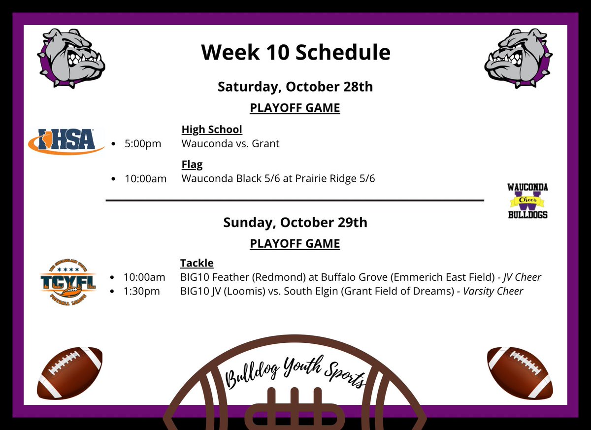 Bulldog Youth Sports Football tweet media