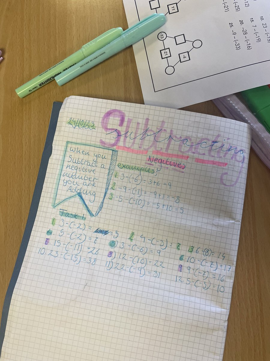maths_MissC's tweet photo. Love seeing pupils colourful notes 🌈🌈✏️ https://t.co/UPohxa9H1U