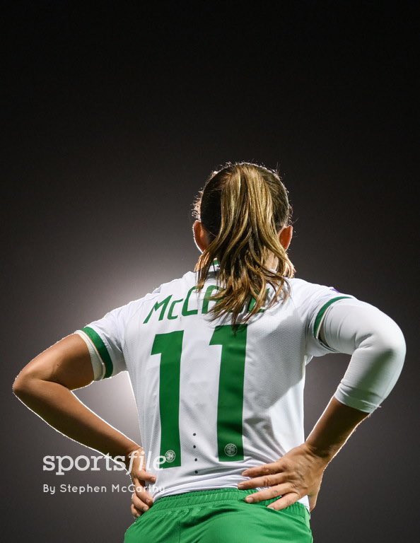 Three goals, two assists, player of the match. The one. The only. Katie McCabe of Republic of Ireland during the UEFA Women's Nations League B match between Republic of Ireland and Albania 📸@sportsfilesteve sportsfile.com/more-images/77…