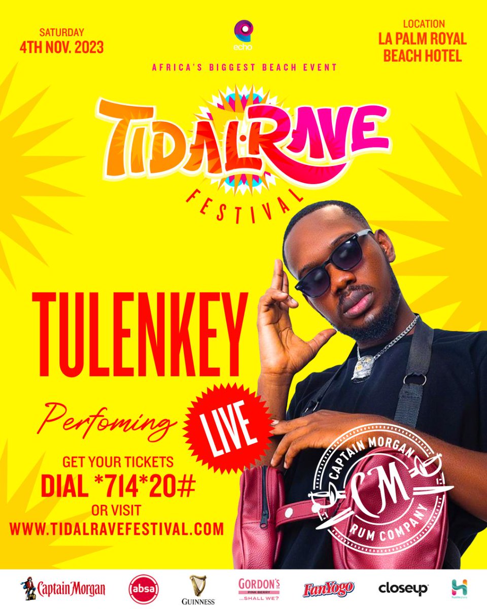 s_penu's tweet photo. 1. Tidal Rave  is the place to be on Saturday, 4th November at La Palm Tulenke wants to address all the boys and girls at the back🥳🥳
It’s the 10th Edition of Raving!

Dial *714*20# or visit https://t.co/2TAml55SKn for your tickets. #TidalRave23 #TheNewRave  #AbsaAtTidalRave https://t.co/nQTx57vVet