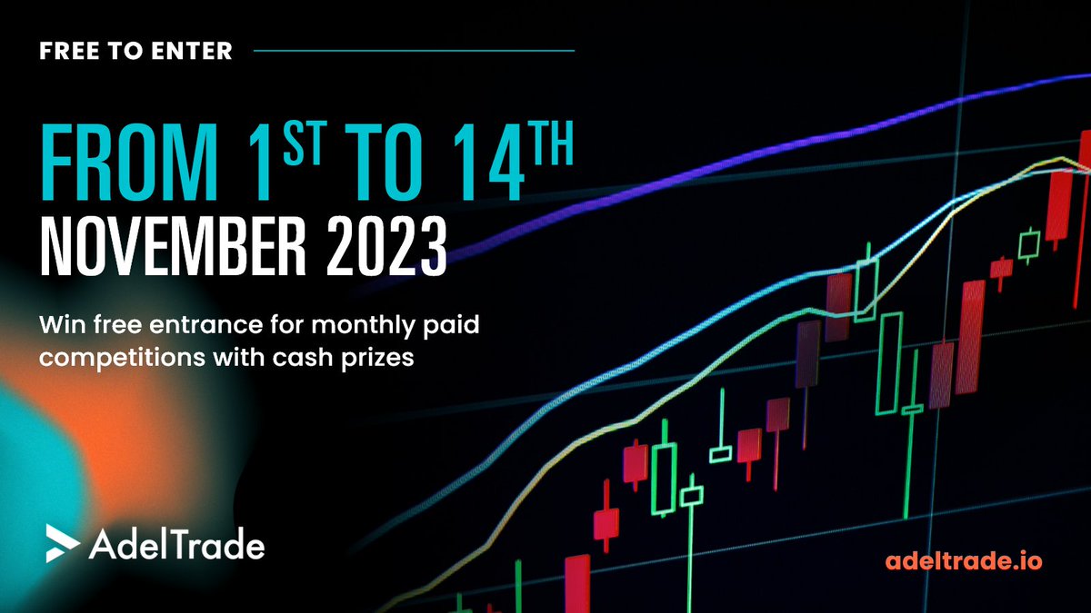 November Bi-weekly Contest Alert!
🆓FREE ENTRY for everyone! No strings attached!
🏆Top 10 Traders secure their spot in the upcoming PAID #cash prize competition! 
🥇Top 3 Traders earn extra entries into their favorite Competitions! 
Don't miss out! 
#stocktrading #cryptotrading