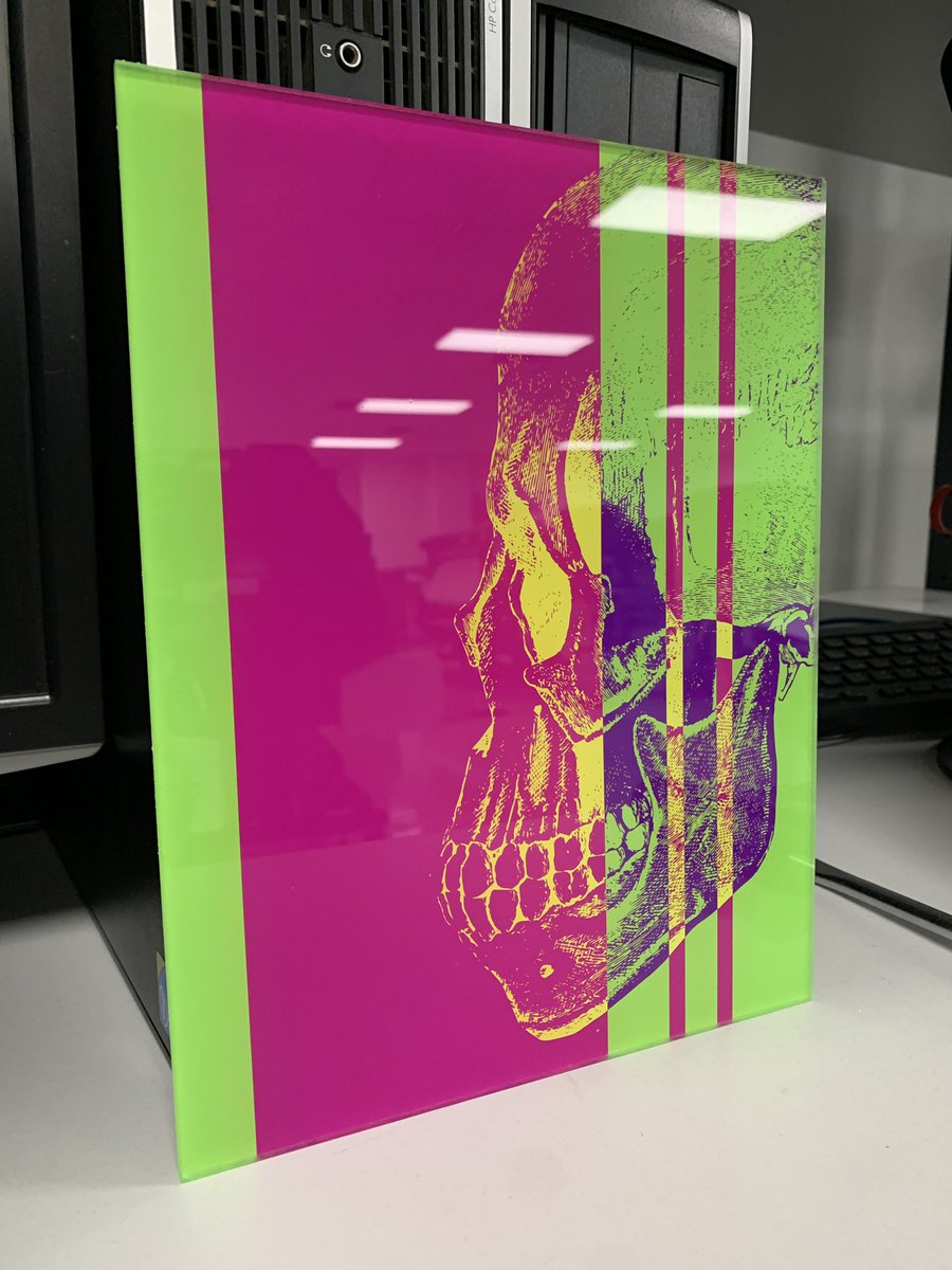 jbyrnescreative's tweet photo. UV Second surface #print on a sheet of acrylic. 

#digitalart #design #digitalartist l https://t.co/vpBEskjgYA