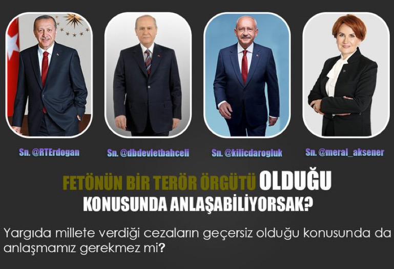 zgrlk81699869's tweet photo. 100yılda ErdoğanAffı
@RTErdogan  @yilmaztunc

yaşadıklarımız zulumdur haklı sebeplerle GenelAf istiyoruz sevdiklerimize özgürce sarılmak istiyoruz 🕊️ https://t.co/NoO2XiwSGe