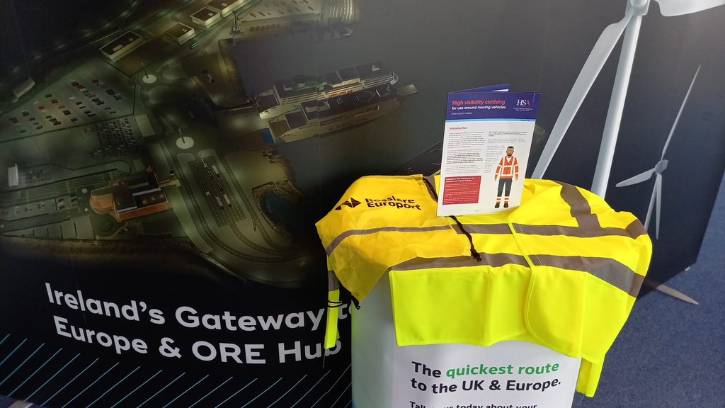 Rosslareuroport's tweet photo. 🛟🦺 A great end to the #irishportsafetyweek at @Rosslareuroport. We had busy day, as we kicked off with a coffee morning, followed by AED and CPR course, staff health checks and wellbeing brief, ending the day with a Class 3 PPE promotion by the HSA. 🦺🛟
#staysafe #worksafe https://t.co/qM9YWHR9Xc