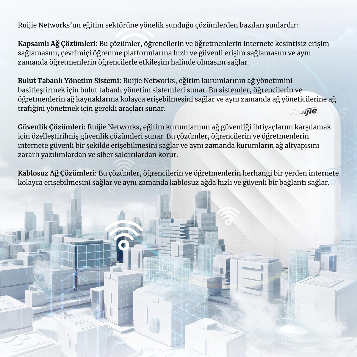 BekdataTek1780's tweet photo. Ruijie Network ile geleceğe adım atın! Güvenilir ağ çözümleri sunan lider teknoloji firması. Yüksek performans, güvenlik ve akıllı yönetim için ideal. İşletmenizi güçlendirin! #RuijieNetwork #AğTeknolojileri https://t.co/LfbwsIlvPn