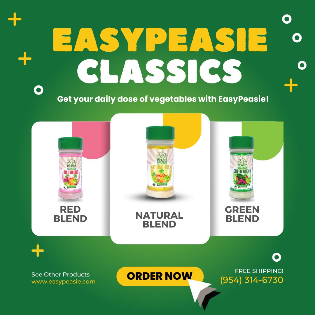 easypeasieco's tweet image. Tired of mealtime veggie battles? EasyPeasie Veggie Blends to the rescue! Drop by  easypeasie.com to learn more (also link in bio). Free shipping! Order now 🙂

#easypeasie #veggiepowder #HealthyHabits #Parenting #ParentingAdventures #FamilyWellness #HealthIsWealth