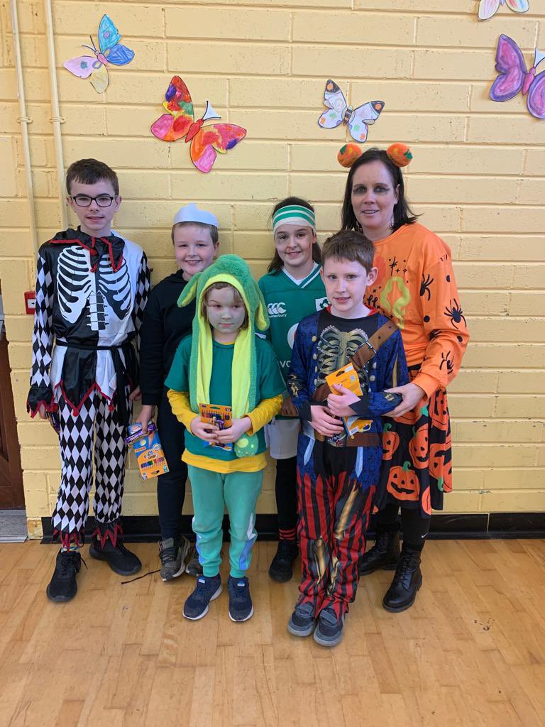 MeelickN's tweet photo. Congratulations to our winning teams today in our annual Halloween table quiz. We hope you all have a lovely mid term break and a safe Halloween. 🎃👻🎃👻🎃👻 https://t.co/mP9PAP3tZ9