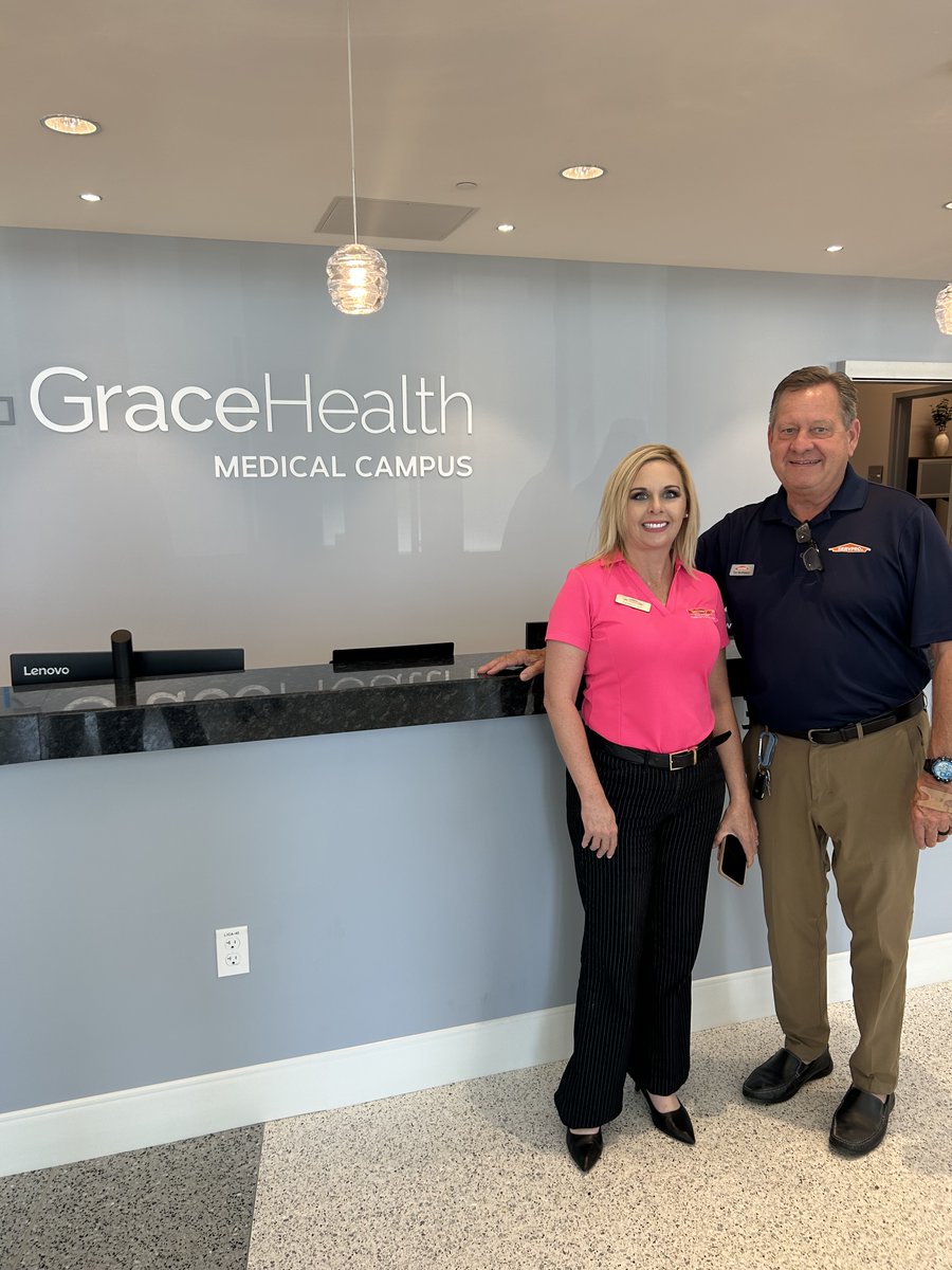 Our team had a great time visiting Grace Health at their open house on Wednesday! What a great addition to our community.