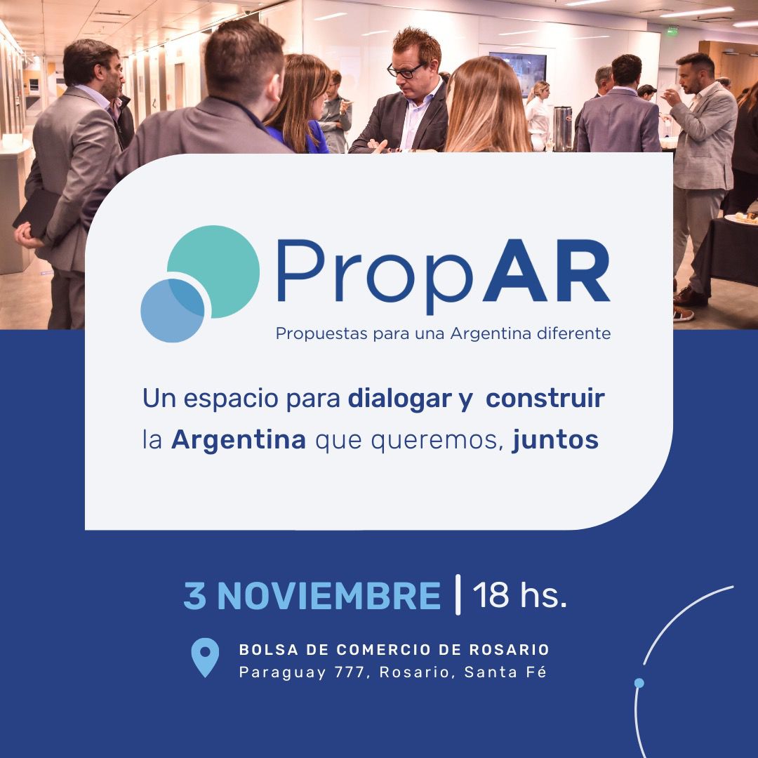 🚀 ¡Llegó el momento de construir la Argentina que queremos, juntos!
 🤝 Sumate a PropAR, un evento organizado por UNAJE, donde los sectores privado, público y sindical se reúnen para dialogar y transformar el futuro de nuestro país.