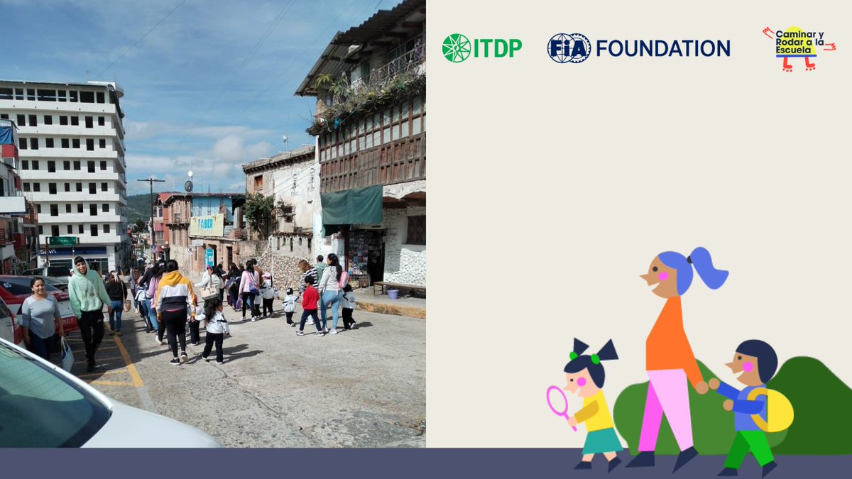 ¡La celebración continúa! 🥳 Por primera vez en Oaxaca, el municipio de Tlaxiaco se suma a la celebración #CaminarYRodarAlaEscuela donde estamos muy felices de acompañar a las autoridades del <a href="/MunicipioTlax/">Municipio de Tlaxiaco</a> con apoyo de la <a href="/FIAFdn/">FIA Foundation</a>
#WalkRollToSchool 2023 #VisionZeroforYouth🧵