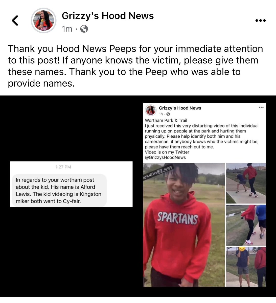 GrizzysHoodNews's tweet photo. Thank you for the first and last names. Hopefully the victims see this. https://t.co/ucMbSV1Ua6