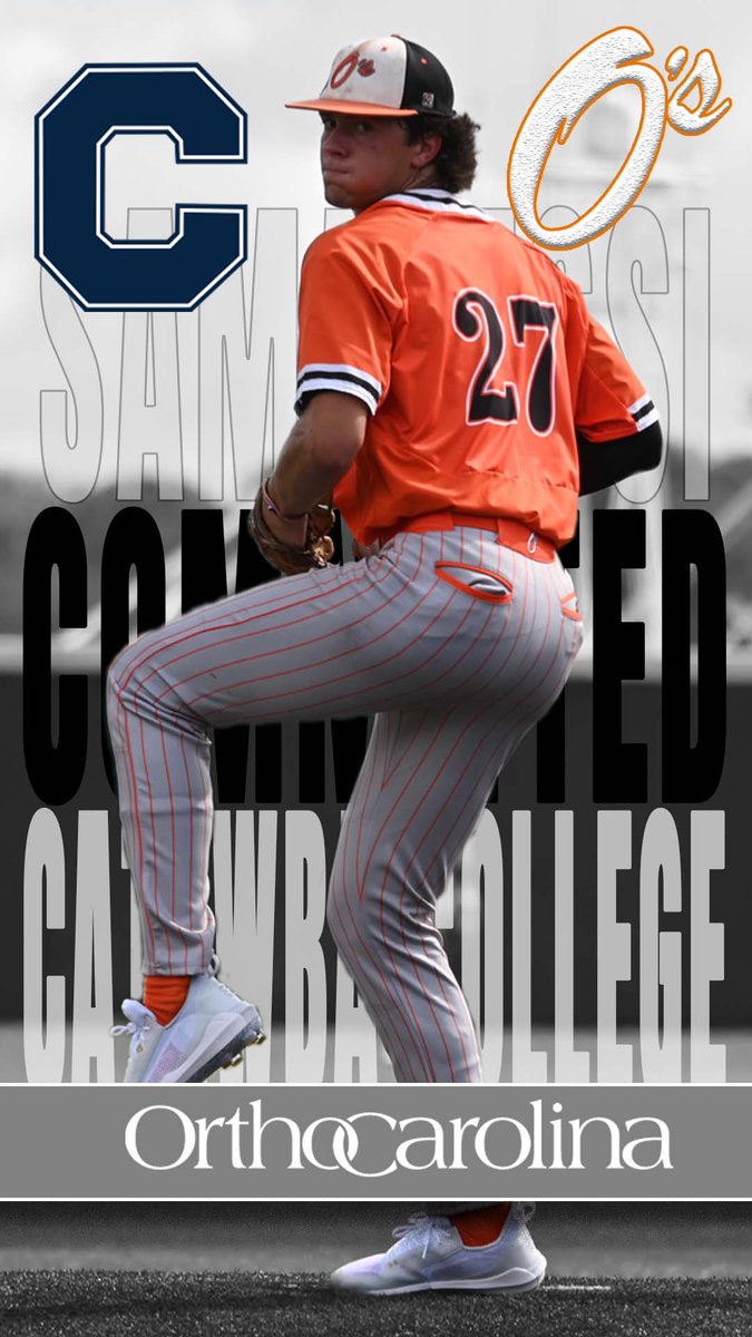 OnDeckAcademy's tweet photo. On Deck Academy is excited to announce @27Alessi (2024 On Deck O’s/@HRBullsBaseball) has committed to @CatawbaBaseball!  Sam is a special talent on the mound with the ability to elevate his game in big situations. He is also an amazing teammate! Sam - CONGRATS! 💪🏻 #ondeckfamily https://t.co/MCyCbHEBAN