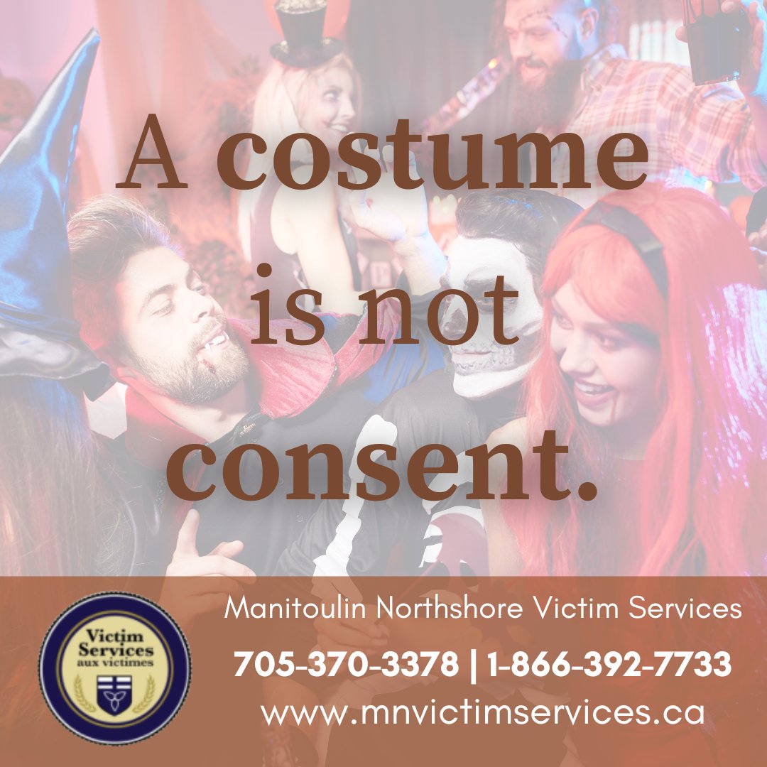 mnvsinfo's tweet photo. A costume can never imply or express consent for someone, no matter the style, coverage, material, etc. Everyone should be able to enjoy dressing up in a costume that is comfortable and creative for them without worry.

We hope that everyone has a safe and enjoyable weekend! 🎃 https://t.co/rPwP6F7glW