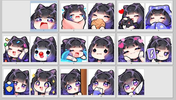 ab89911127's tweet photo. "Unlock a world of whimsy with these chibi emotes! 🌟 Which one will you be using in your next chat or stream? 
#ChibiArt 
#EmoteMagic 
#ChibiEmotes 
#SpreadHappiness" https://t.co/PH14oRi1Af