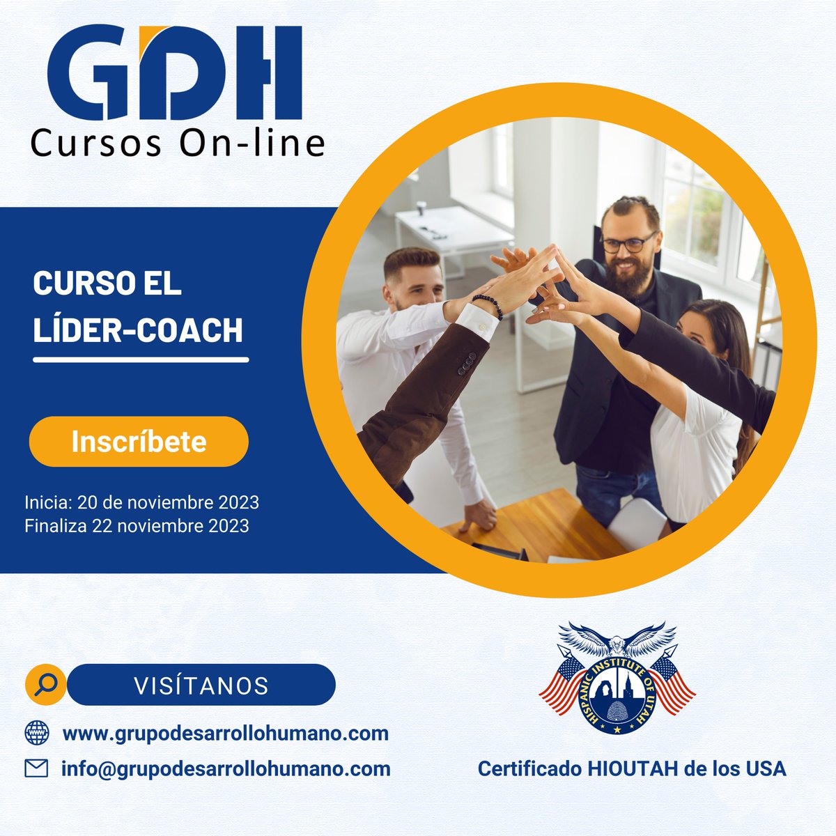 AubertGilbert's tweet photo. Líder-Coach
Inicia Lunes 20 de Noviembre 2023
Finaliza Jueves 22 de Noviembre 2023
2 clases de 2 1/2 horas vía Zoom
Matricúlate Ya...
Tel.: +(506) 8342-1616
WhatsApp: https://t.co/5Uy5aMjoTs
#Lidercoach #ComunicaciónEfectiva #HabilidadesInterpersonales #liderar #coachingejecutivo https://t.co/kzyuF0Gbbg