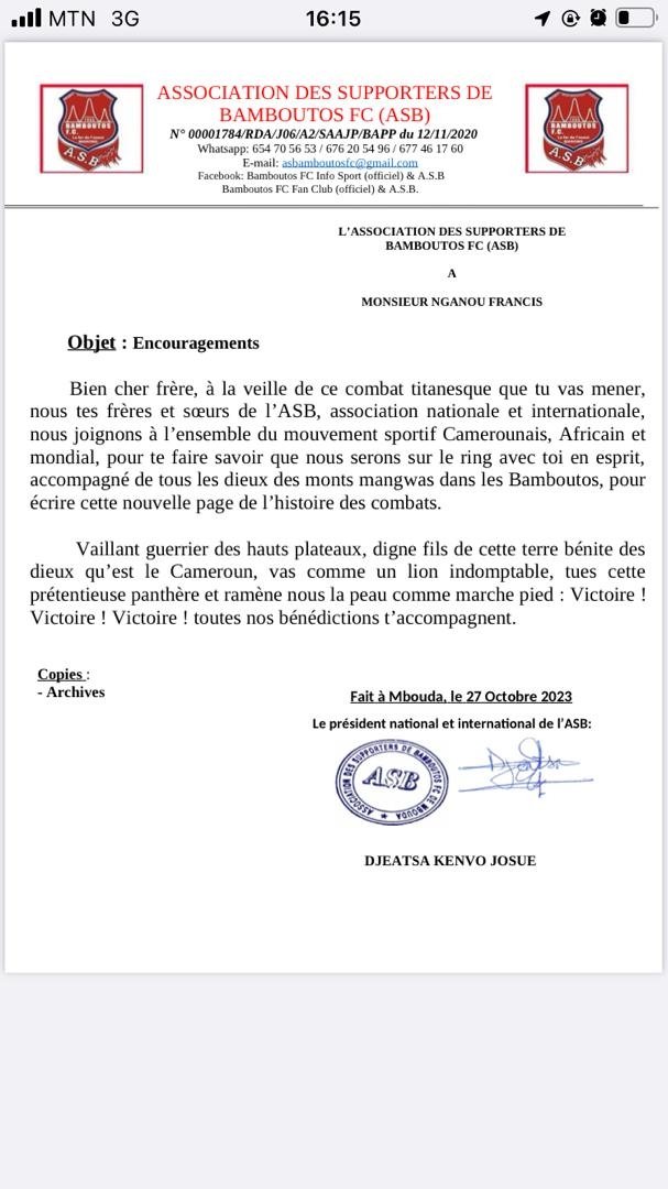 Bonne chance au prédateur <a href="/footcamer/">footcamer +237</a> <a href="/amoureux_1/">Amoureux Elite 1&2</a> <a href="/LnFoot/">LNFOOT</a> <a href="/FecafootOfficie/">Fecafoot-Officiel</a> <a href="/Griffe2Foot/">Griffe 2 F⚽⚽T🇨🇲</a>