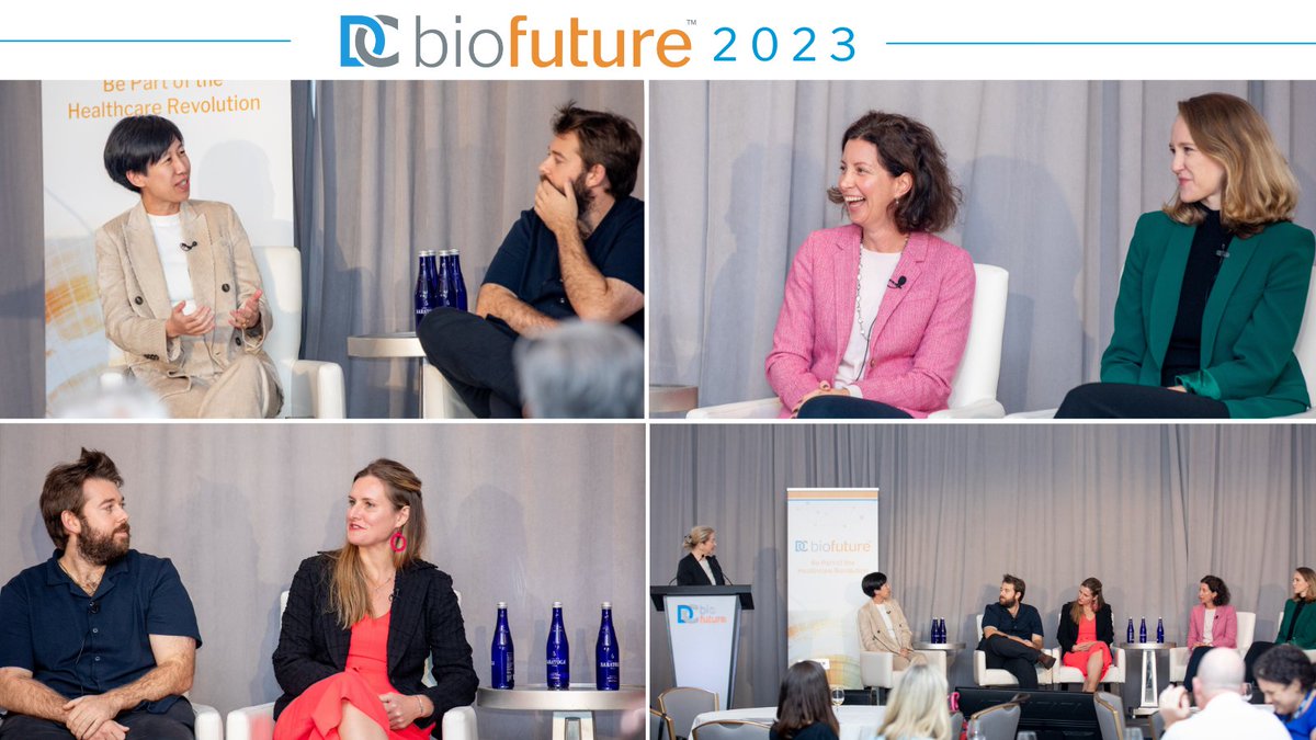 demy_sara's tweet image. This panel at #BioFuture2023 &quot;Heard Around the Street: What&apos;s Buzzing in Biotech&quot; w/ @pharmaprodigy, @maxonwifi, @Hilarx, @jaimy_lee, @julemieux1, and @sonysalz was truly unforgettable! See here for more photos from the event &amp;gt;&amp;gt; hubs.la/Q026NH000.