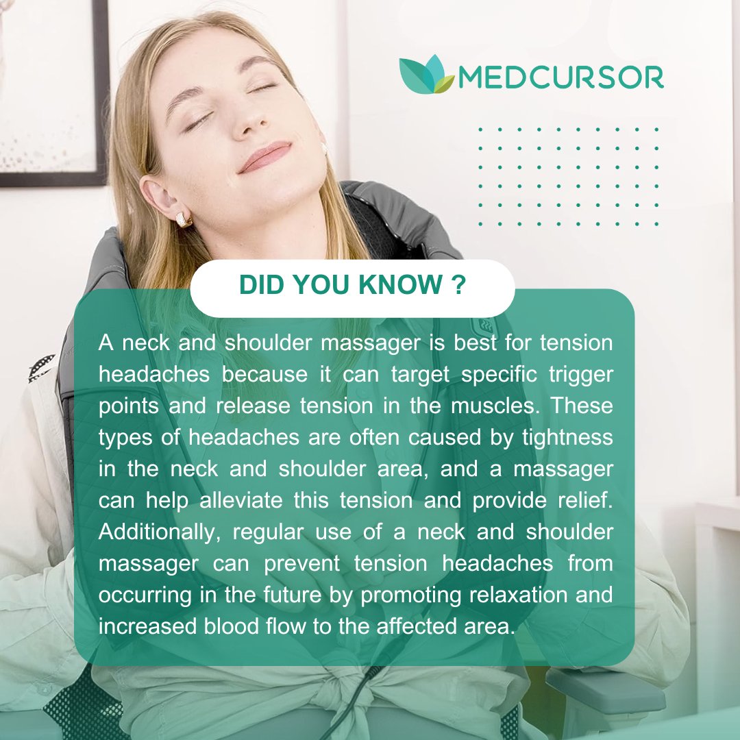 Medcursor Neck Shoulder Massager with Heat