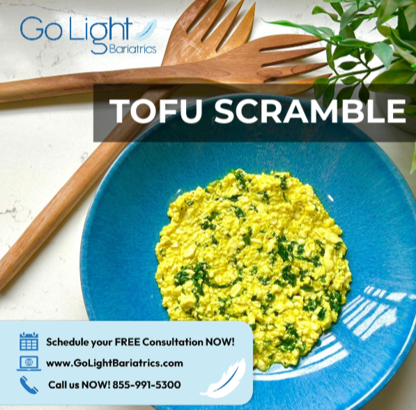 GLBariatrics's tweet photo. Looking for vegetarian- and vegan-friendly recipes during puree and soft-food post-op diet stage?

Try this Tofu Scramble, full of creaminess, flavor, and texture!

Find the recipe at
https://t.co/X1i9z5Kv2W and don’t forget to give us a Like and Share!

#TofuRecipe #DietRecipe https://t.co/RZYwmCUMEW