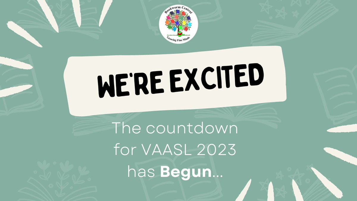 We are gearing up for VAASL 2023 and are so happy that it is in our neck of the woods! Looking forward to connecting with old friends and making new ones! Do visit us at the Bookworm Central Booths!✨ #VAASL2023 #LiteraryJoy