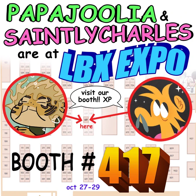 LIGHTBOX EXPO!! Come visit me and @saintlycharles at table #417!!