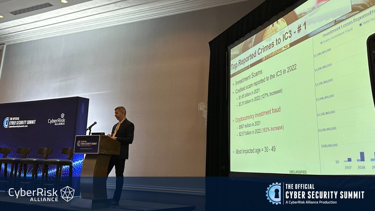 CyberSummitUSA's tweet image. We are excited to kick off the 4th Annual Columbus #OfficialCyberSecurity Summit this morning with an FBI Keynote! The rooms are full of regional business leaders and solution providers! #CISOs #CRAEvents #cyberattacks. 
 #cloudsecurity #ransomware #insiderthreat #AI