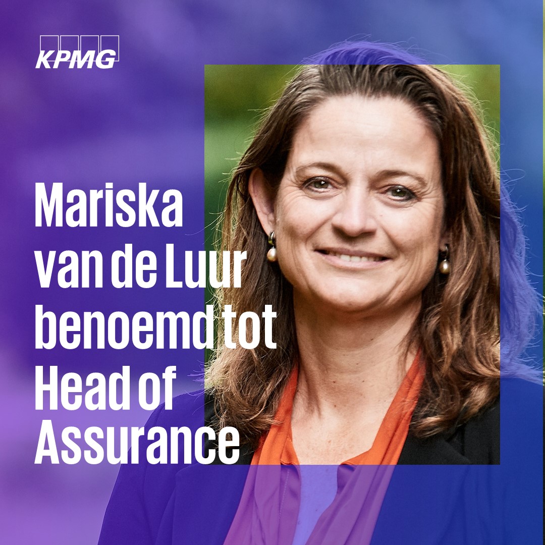 Wij feliciteren Mariska van de Luur met haar benoeming tot Hoofd Assurance en lid van de Raad van Bestuur van KPMG Nederland! Lees hier het volledige persbericht:
to.kpmg.nl/MariskavdLuur_…