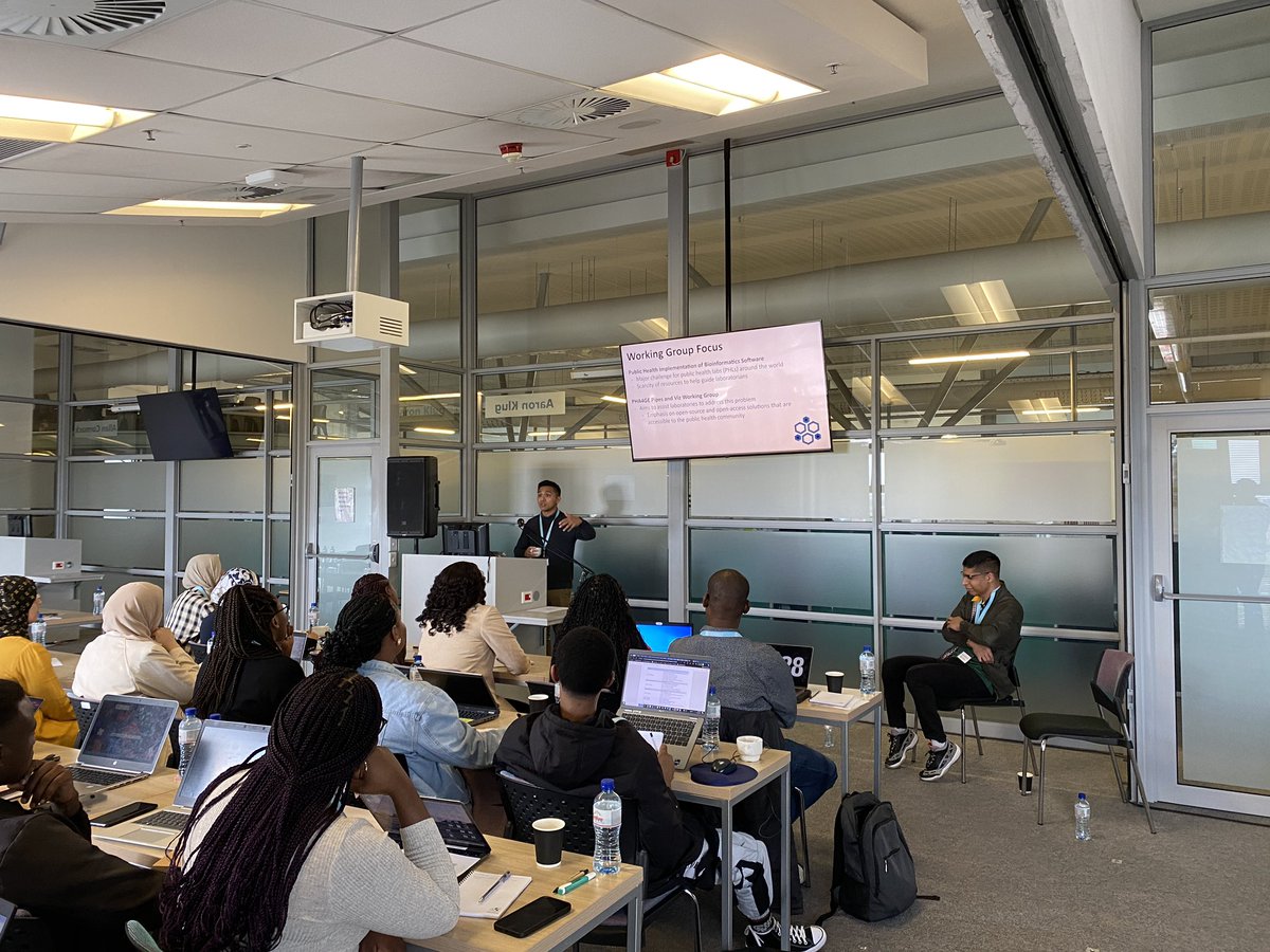 cinnetcrash1's tweet photo. We had an amazing “Bioinformatics Solutions for Public Health Pathogen Genomics” workshop with people from all over the world! Thank you to the all participants also @jamiesouthgate and @kevinlibuit for wonderful facilitation and presentations. See you at the @pha4ge conference! https://t.co/Q36JcgSe2r