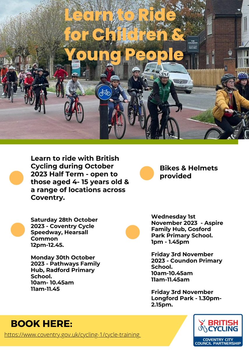 Community Cycling Coach - Coventry tweet media