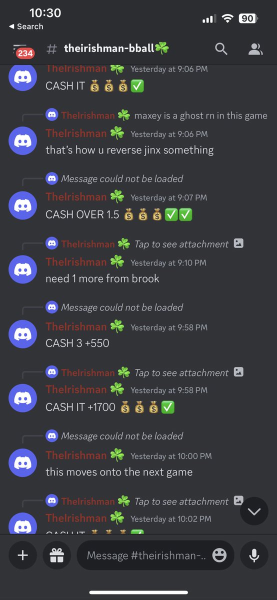 TheIrishman27's tweet photo. We have fun in the discord… +36 units on the season 💰🍀 https://t.co/JEXIR10Y0A