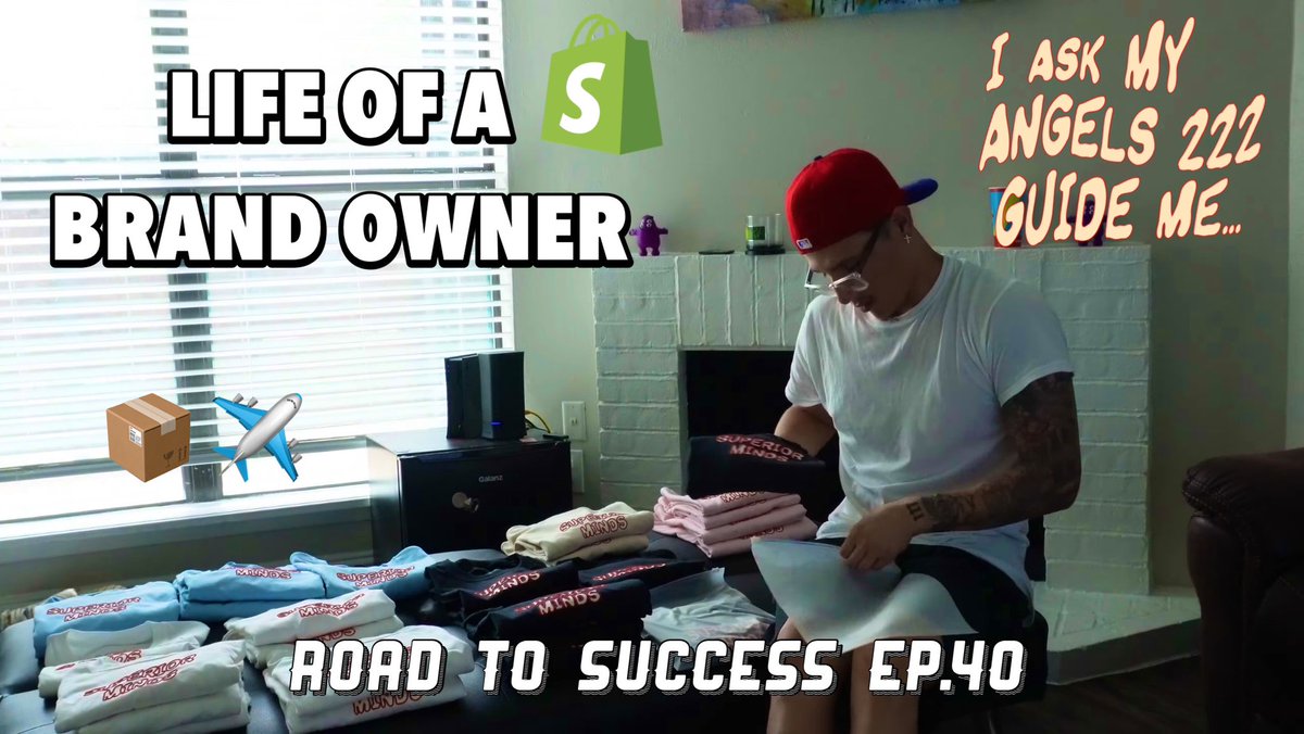 superiormindsco's tweet photo. Life of a Clothing Brand Owner  | RTS EP.40 https://t.co/BsnStsp0gm via @YouTube https://t.co/yfg1rOCLSz