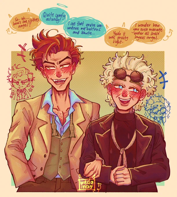 congrats to good omens for being one of the fandoms im in that has the most finished works from me !!!   #goodomens 