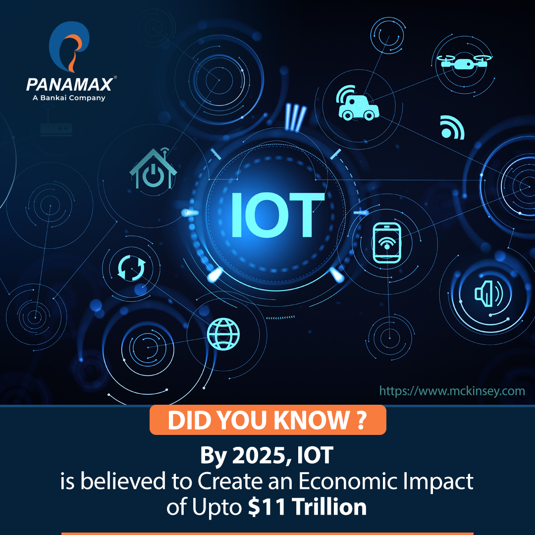 Did you know? 

#Panamaxinfotech #iot #iotsolution #iotinsights #tech #marketinsights #iottrends  #didyouknow #technology