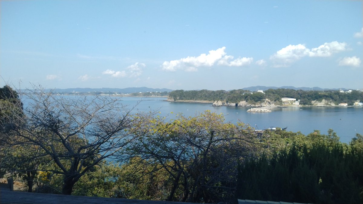 anokoto's tweet photo. 仕事で三崎口まで行ったのでちょっと足を延ばして油壷温泉へ。小網代湾を眺めながらゆっくり温泉に浸かり、昼飯はうまい海の幸を堪能できた。ここが3月に閉館するとは残念。もっと早くに知っていれば。 https://t.co/RwJhHfd0wX