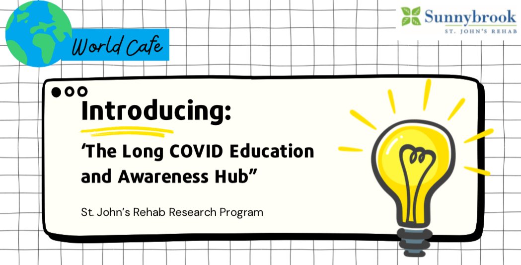 Ali Rendely, MD (@alirendely) on Twitter photo Attending a #LongCOVID World Cafe hosted by Dr. Jaylyn Leighton (St. John's Rehab <a href="/Sunnybrook/">Sunnybrook Health Sciences Centre</a>)
Looking forward to learning alongside everyone involved Attending a #LongCOVID World Cafe hosted by Dr. Jaylyn Leighton (St. John's Rehab <a href="/Sunnybrook/">Sunnybrook Health Sciences Centre</a>)
Looking forward to learning alongside everyone involved