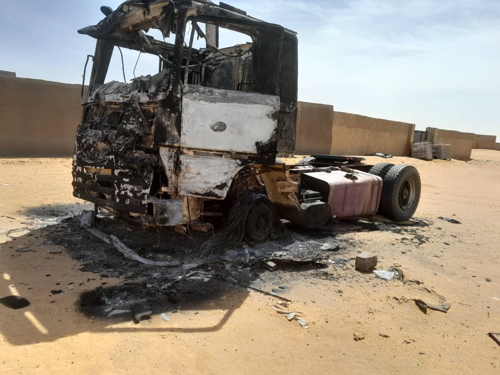 Inkinane1's tweet photo. 🛑 Tabankort, Gao le centre de santé et d’autres infrastructures du village détruit par l’armée malienne et Wagner le 24 octobre 2023. https://t.co/rGVeViCZtz