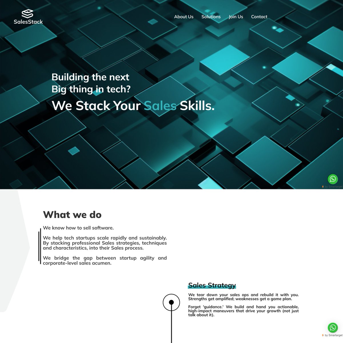 A few weeks ago, I wrapped up a new website, and I can't believe I forgot to share it with you all!

This website is designed for an experienced sales consultant who is guaranteed to take significant strides in helping startups, just like mine, achieve their desired sales